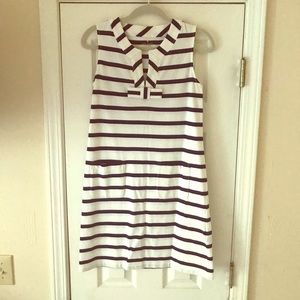 Kate Spade navy striped dress size small